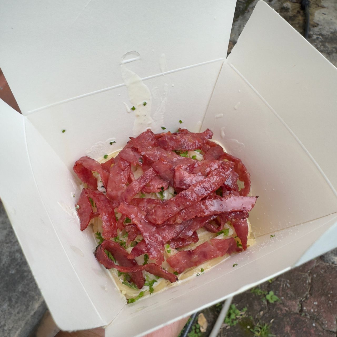 Beef Strips Aglio Olio